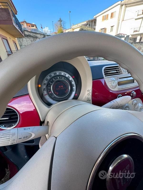 Usata Fiat 500 2009 Rosso Berlina