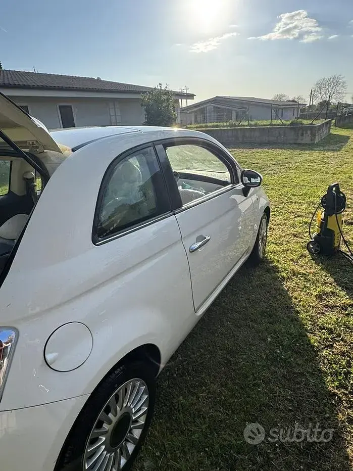 Usata Fiat 500 69 CV (50 kW) 2012 Bianco Utilitaria