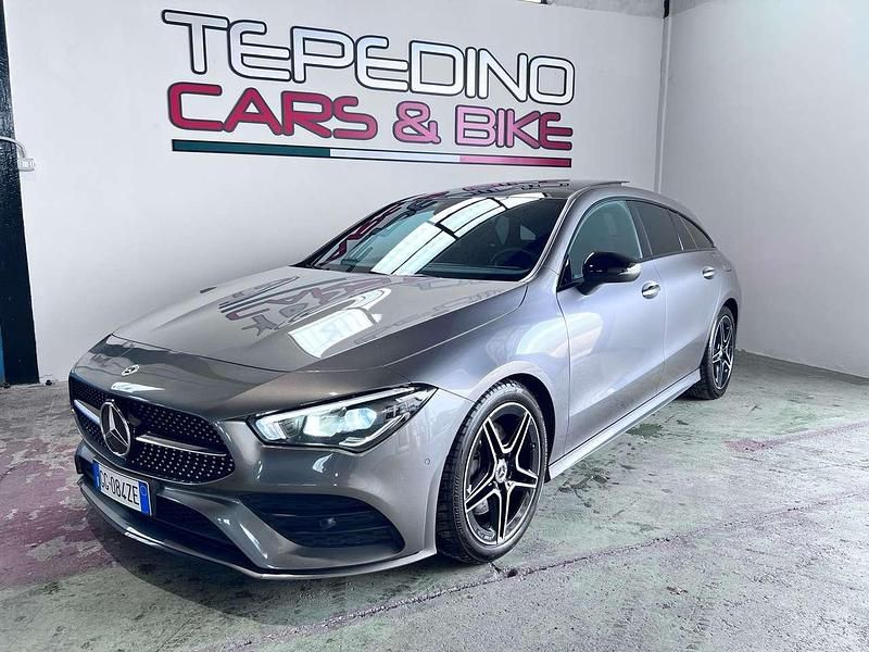 Usata Mercedes CLA200 Premium 150 CV (110 kW) 2021 Grigio montagna Coupé
