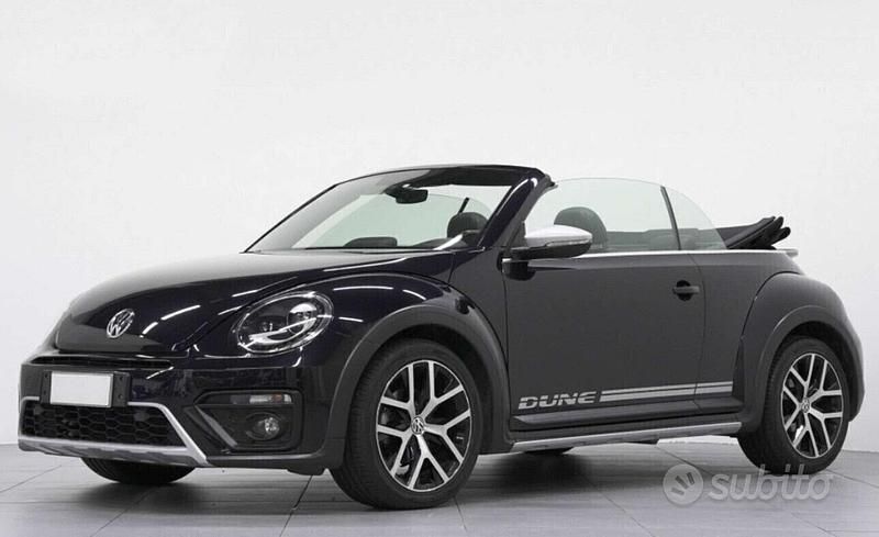 Usata VW Beetle Cabriolet Dune 150 CV (110 kW) 2017 Nero Cabrio