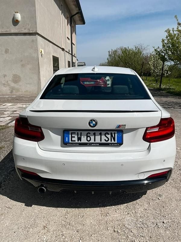 Usata BMW 218 M Sport 143 CV (105 kW) 2014 Bianco Coupé