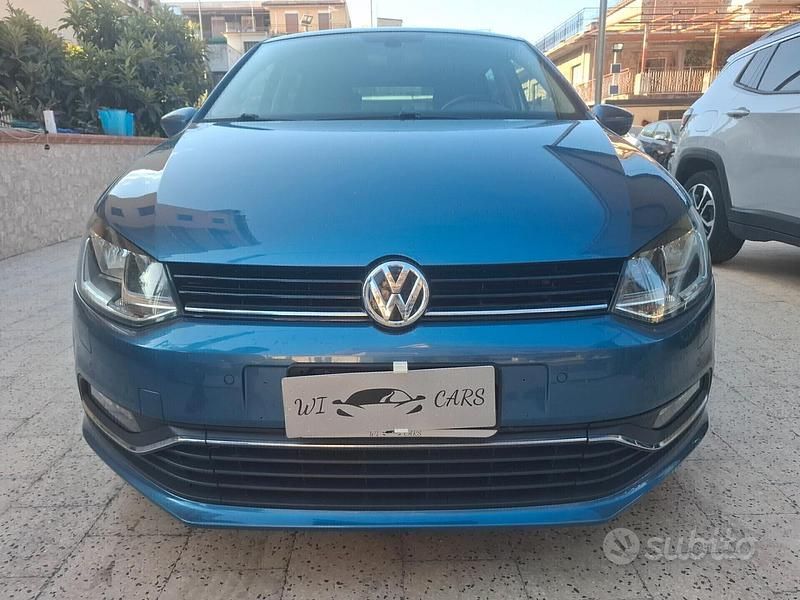 Usata VW Polo 90 CV (66 kW) 2017 Blu Berlina