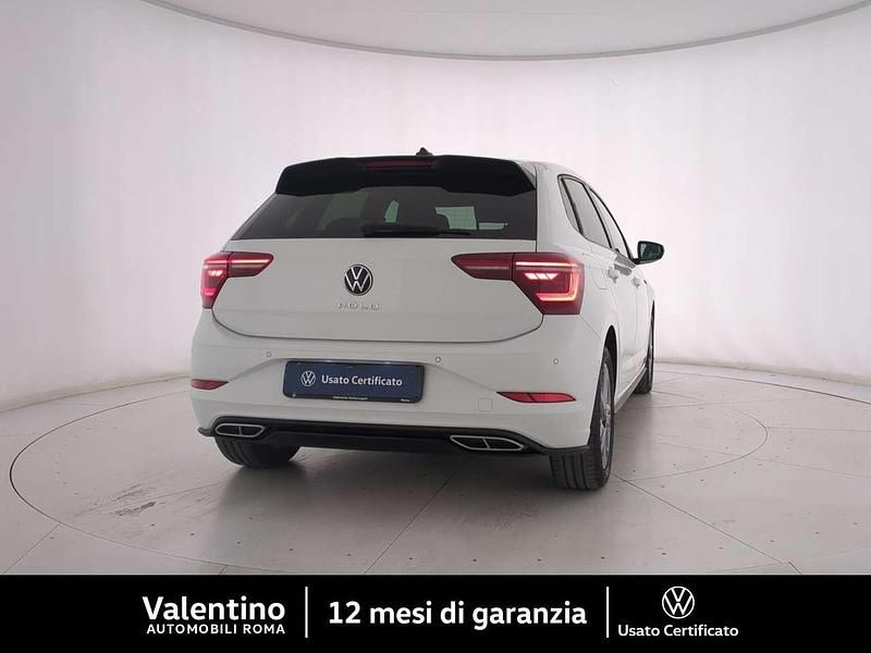 Usata VW Polo R-line 95 CV (69 kW) 2023 Bianco Utilitaria