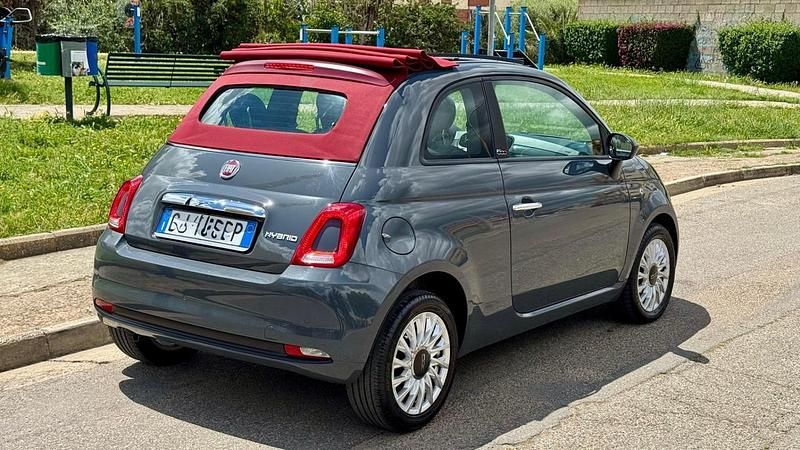 Usata Fiat 500C 69 CV (50 kW) 2022 Grigio Cabrio