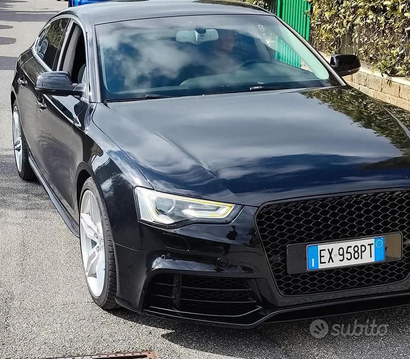 Usata Audi A5 177 CV (130 kW) 2014 Nero Coupé