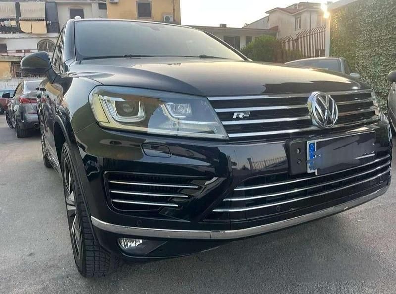 Usata VW Touareg R-line 204 CV (150 kW) 2017 Blu/azzurro SUV