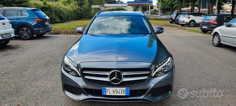 Grigio Usata 2017 Mercedes C200 Station wagon | 13.900 € (Buon prezzo) - Immagine 1/4