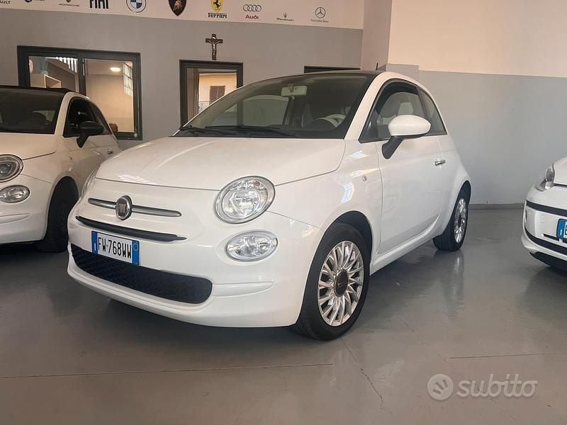 Usata Fiat 500 69 CV (50 kW) 2019 Bianco Utilitaria