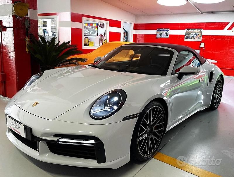 Usata Porsche 911 Turbo Cabriolet 2021 Bianco Cabrio