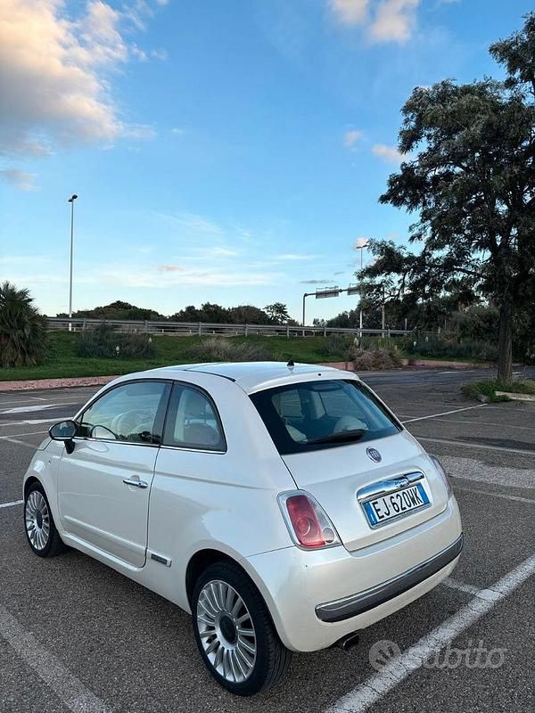 Usata Fiat 500 95 CV (69 kW) 2011 Bianco