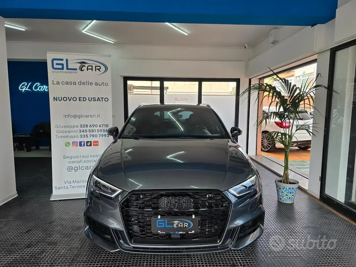 Usata Audi A3 S-Line 150 CV (110 kW) 2016 Grigio Berlina