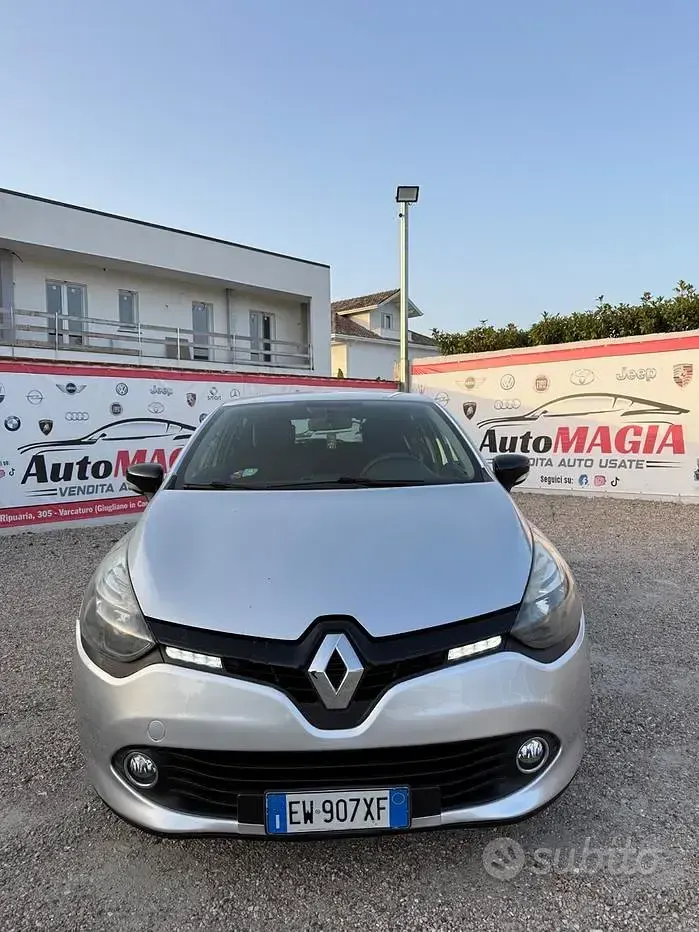 Usata Renault Clio IV 75 CV (55 kW) 2014 Grigio Berlina