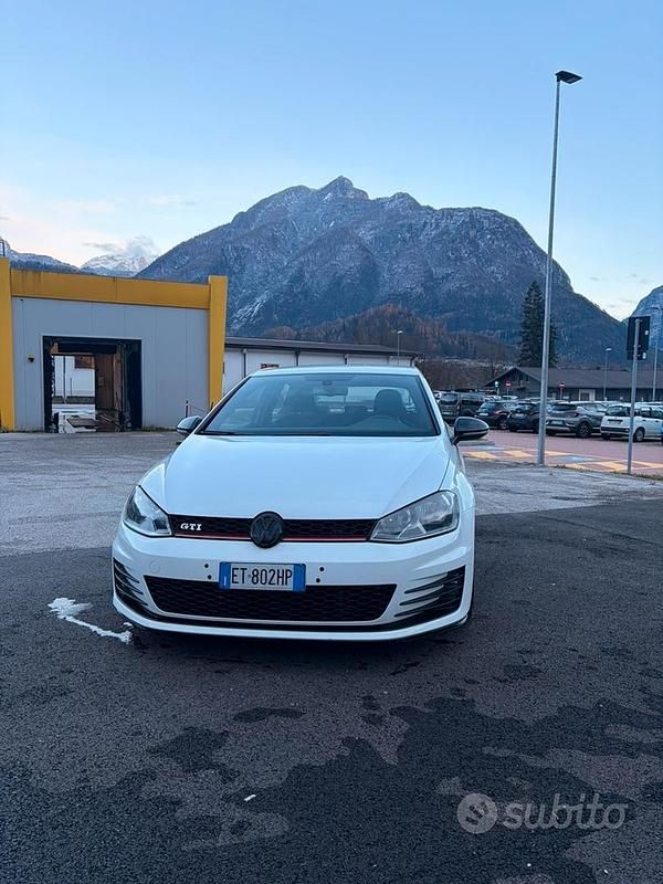 Usata VW Golf VII GTI 230 CV (169 kW) 2014 Bianco Berlina