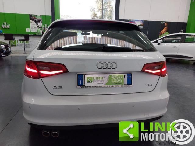 Usata Audi A3 Attraction 150 CV (110 kW) 2016 Bianco Berlina