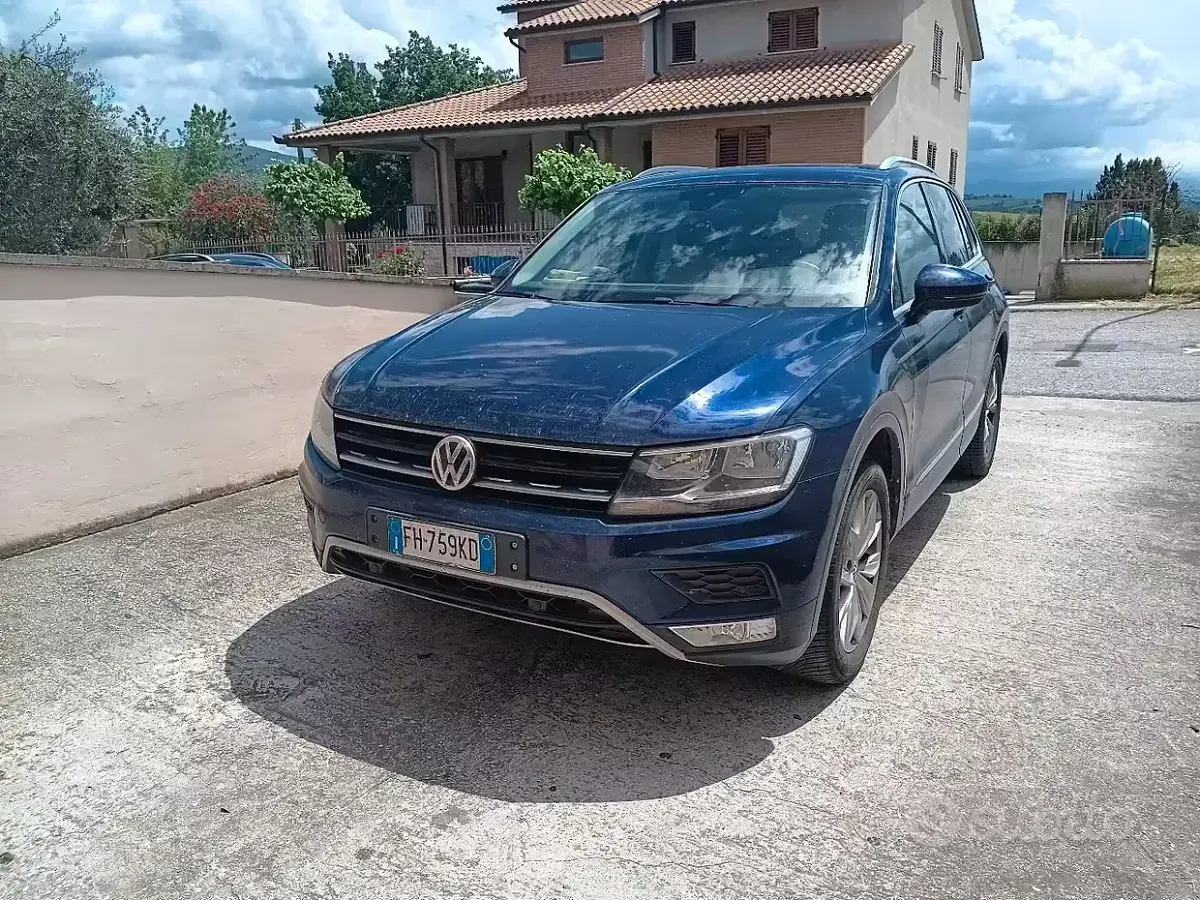 Usata VW Tiguan 150 CV (110 kW) 2017 Blu SUV