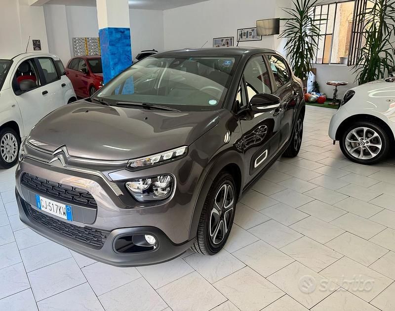 Usata Citroën C3 PureTech 82 CV (60 kW) 2022 Grigio Utilitaria
