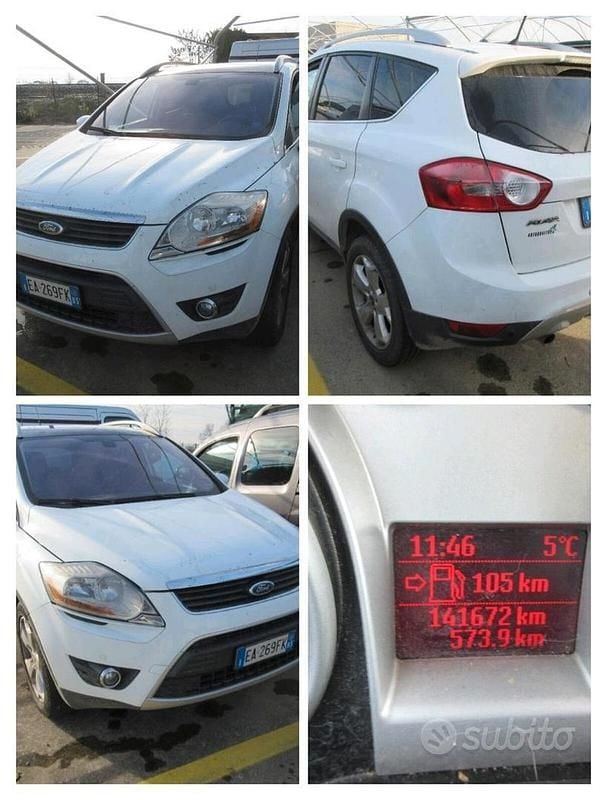 Bianco Usata 2010 Ford Kuga Titanium SUV | 6500 € (Buon prezzo) - Immagine 1/1