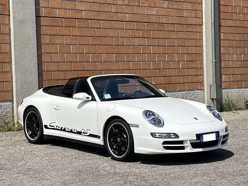 Bianco Usata 2007 Porsche 997 Cabrio | 74.000 € (Buon prezzo) - Immagine 1/4