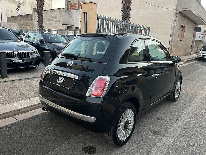 Usata Fiat 500 Lounge 69 CV (50 kW) 2013 Nero Utilitaria