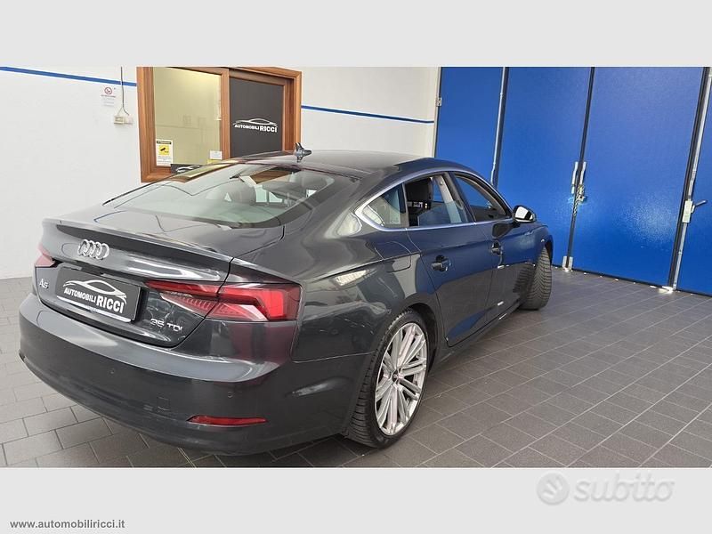 Usata Audi A5 150 CV (110 kW) 2019 Grigio Coupé