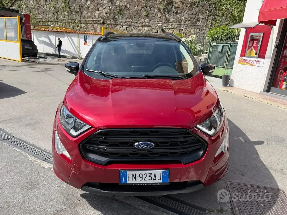 Usata Ford Ecosport ST-Line 125 CV (91 kW) 2018 Rosso SUV