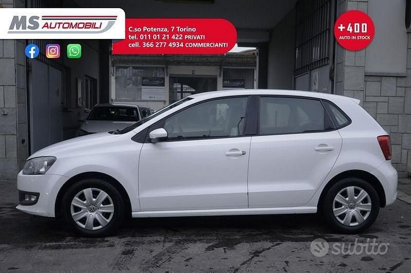 Usata VW Polo Trendline 75 CV (55 kW) 2011 Bianco Utilitaria