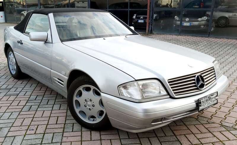 Usata Mercedes SL320 231 CV (169 kW) 1996 Argento Cabrio