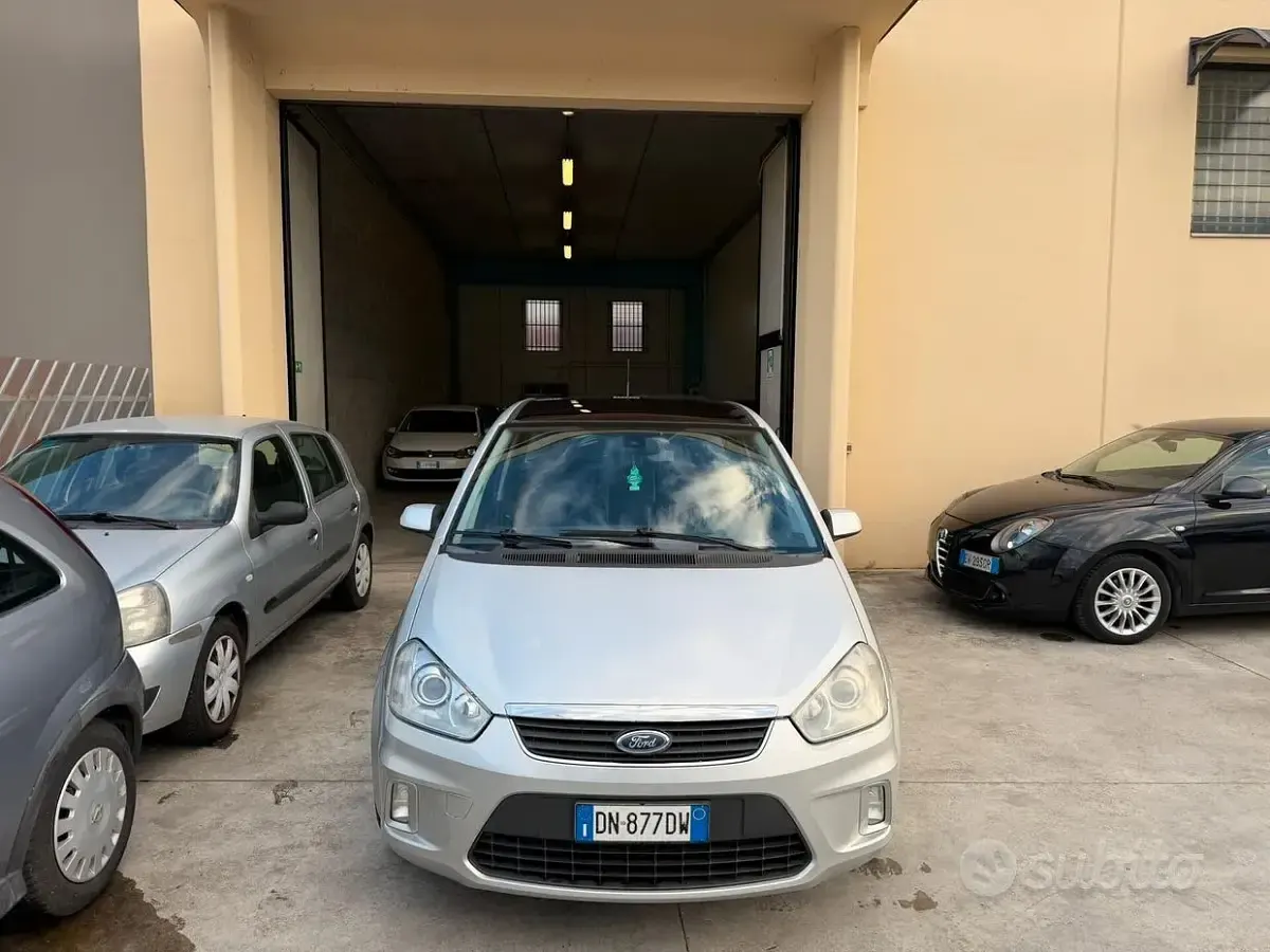 Usata Ford C-MAX Ghia 90 CV (66 kW) 2008 Grigio Monovolume
