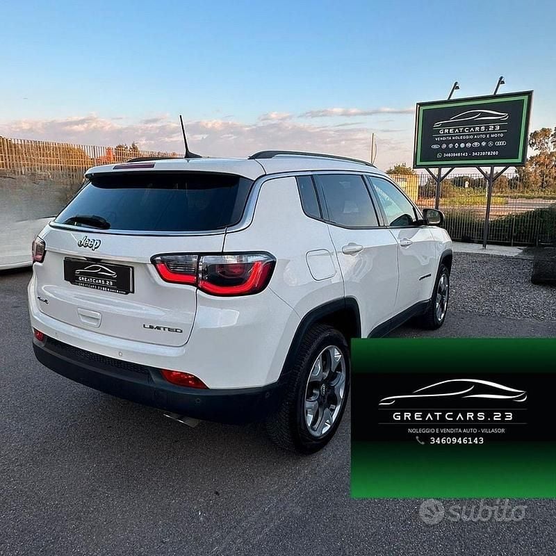 Usata Jeep Compass Limited 140 CV (102 kW) 2018 Bianco SUV