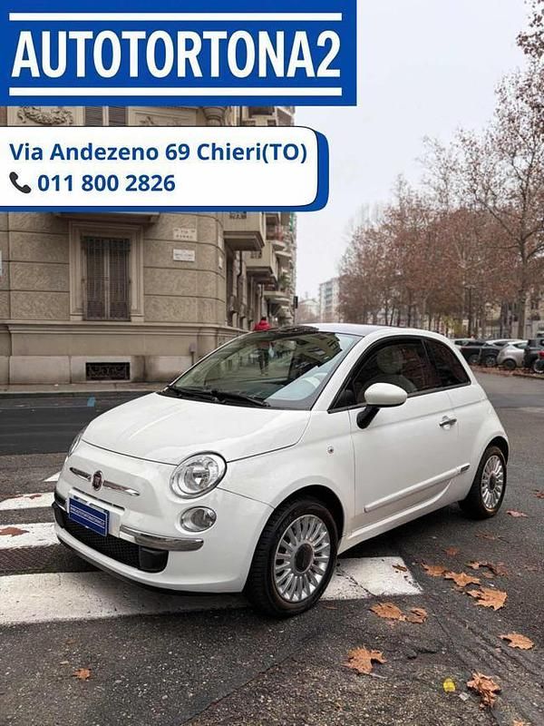 Usata Fiat 500 Lounge 69 CV (50 kW) 2014 Bianco Utilitaria