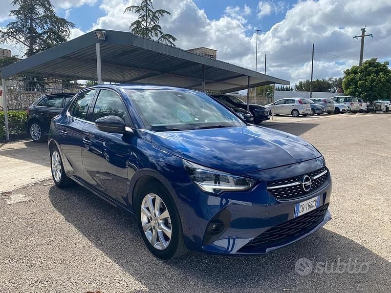 Usata Opel Corsa Elegance 75 CV (55 kW) 2020 Blu Utilitaria