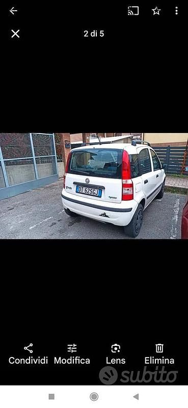 Usata Fiat Panda 60 CV (44 kW) 2008 Bianco Utilitaria