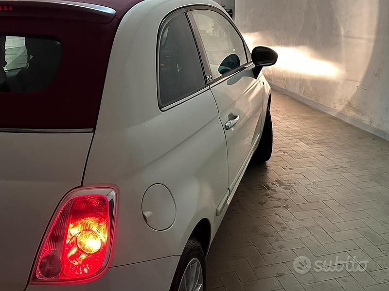 Usata Fiat 500 Lounge 2013 Bianco Cabrio