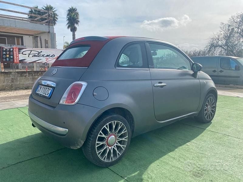 Usata Fiat 500C Lounge 69 CV (50 kW) 2014 Grigio Cabrio