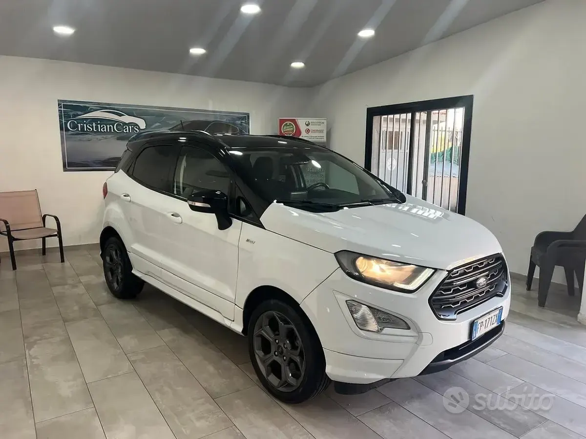 Usata Ford Ecosport ST-Line 99 CV (72 kW) 2018 Bianco SUV