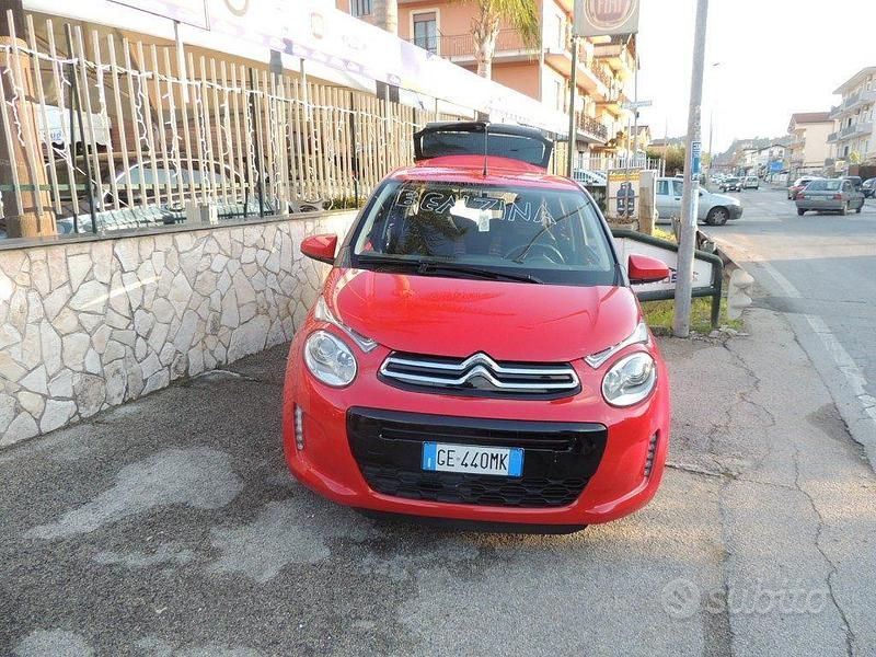 Usata Citroën C1 Shine 72 CV (52 kW) 2021 Rosso Utilitaria