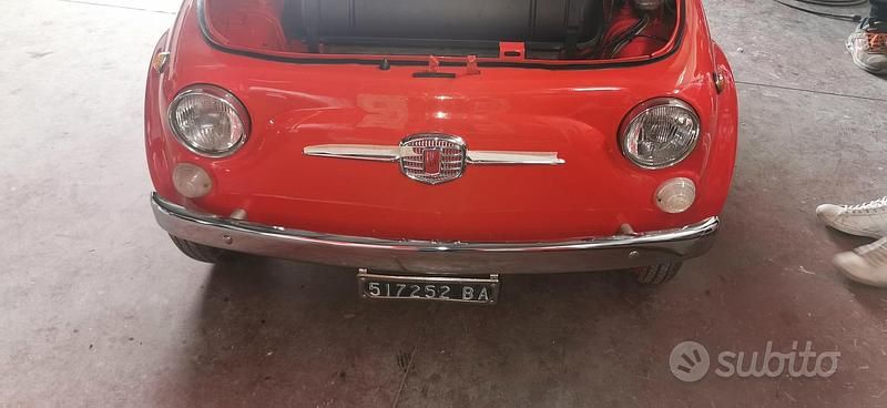 Usata Fiat 500 1960 Rosso Utilitaria