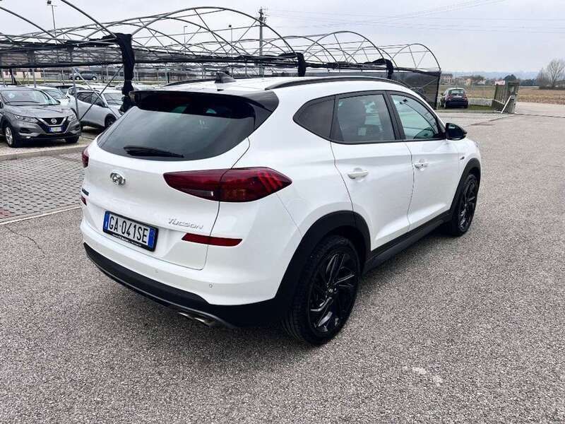 Usata Hyundai Tucson N Line 136 CV (100 kW) 2020 Bianco SUV