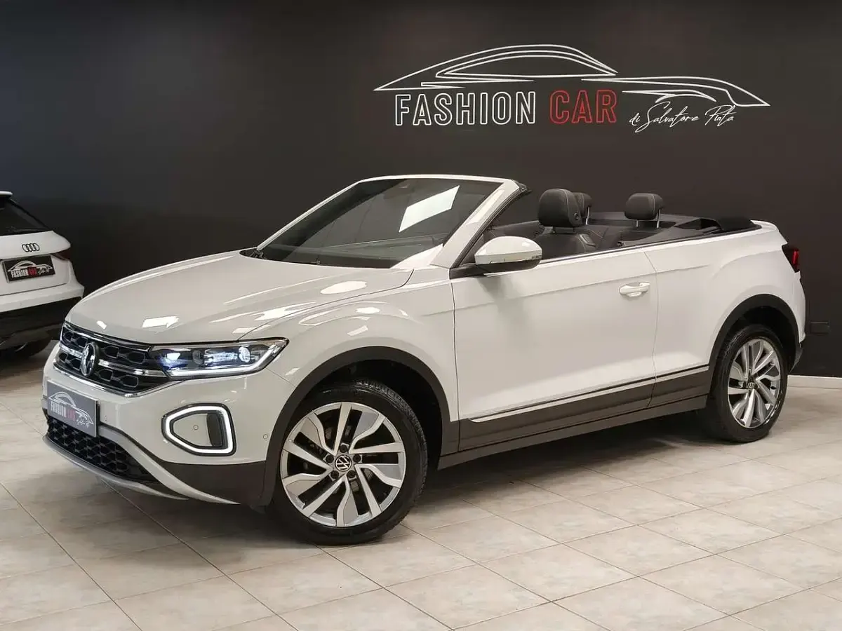 Usata VW T-Roc Cabriolet Style 110 CV (80 kW) 2023 Bianco Cabrio