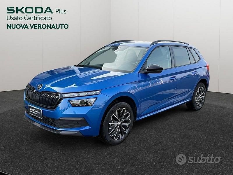 Usata Skoda Kamiq 110 CV (80 kW) 2023 Blu SUV