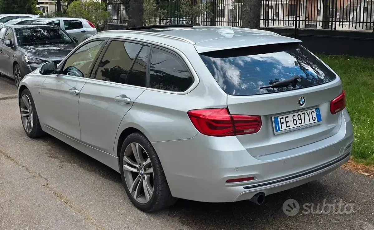 Usata BMW 318 Sport Line 150 CV (110 kW) 2016 Grigio Station wagon