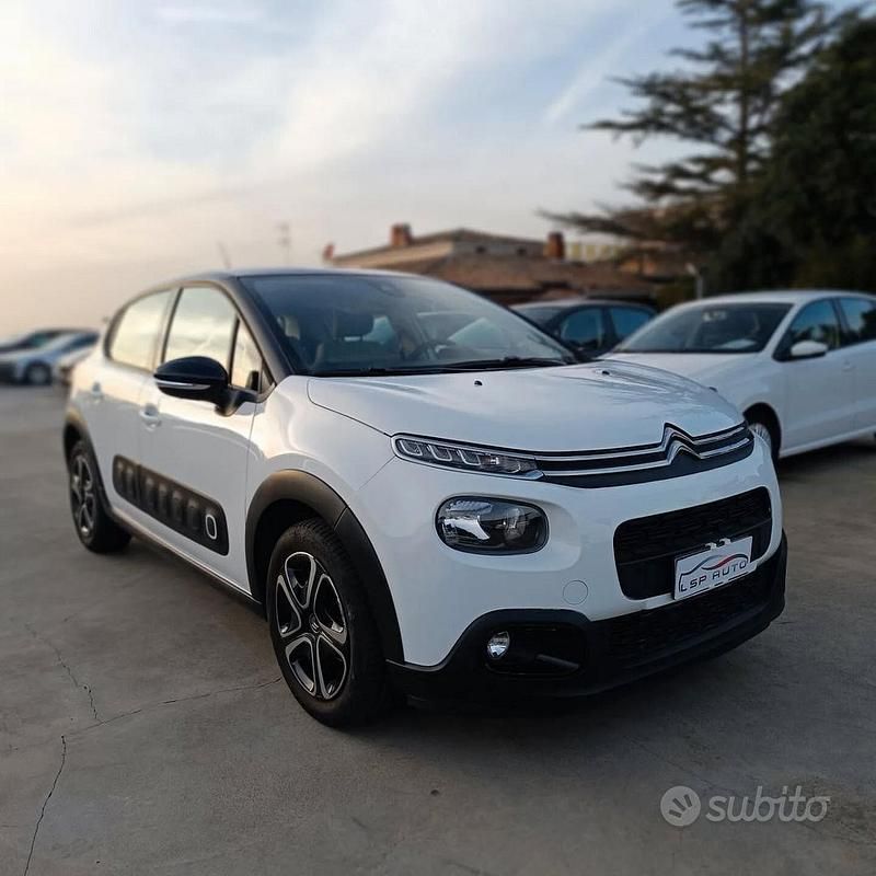 Usata Citroën C3 82 CV (60 kW) 2018 Bianco Utilitaria