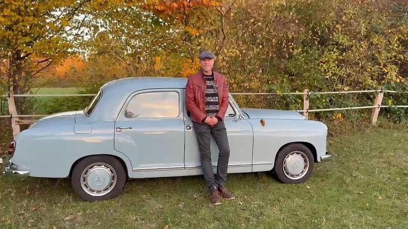 Usata Mercedes 180 136 CV (100 kW) 1958 Blu Berlina