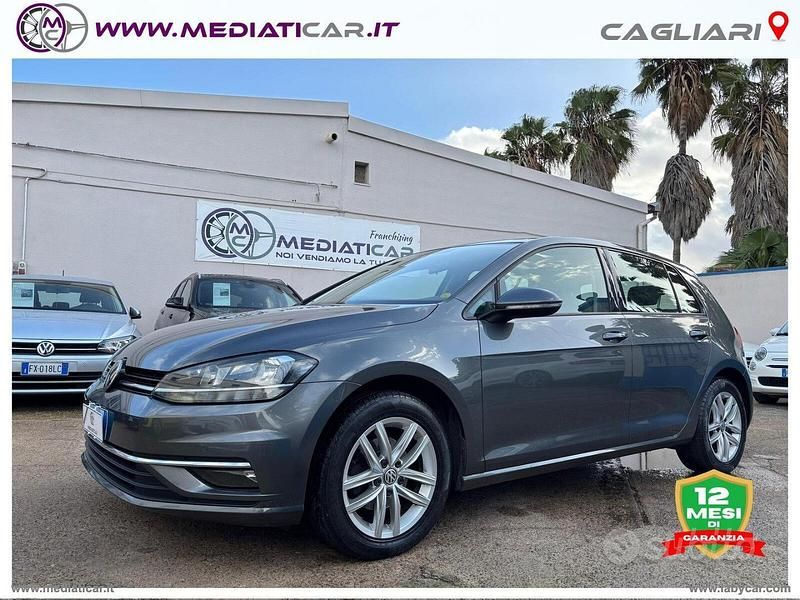Usata VW Golf VII Trendline 115 CV (84 kW) 2019 Grigio Berlina