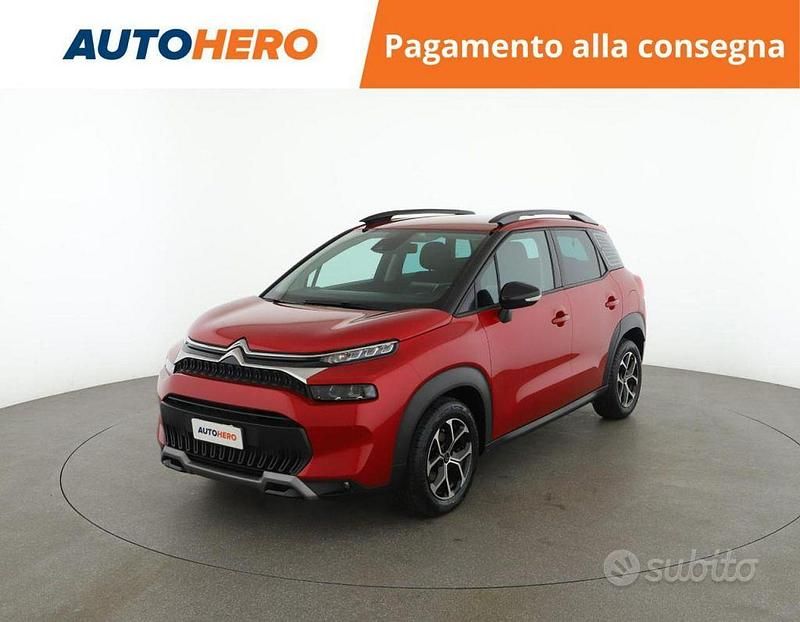 Rosso Usata 2021 Citroën C3 Aircross Shine SUV | 13.799 € (Buon prezzo) - Immagine 1/2