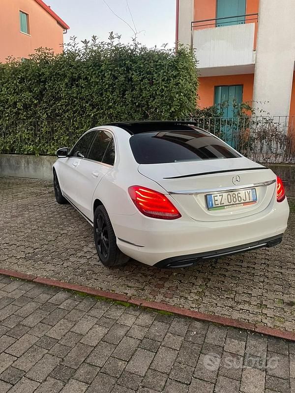 Usata Mercedes C200 2015 Bianco Berlina