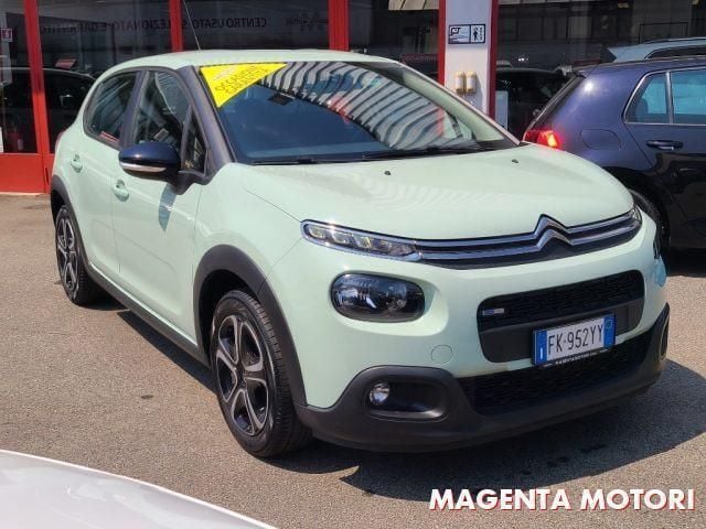 Usata Citroën C3 Feel 68 CV (50 kW) 2017 Verde pastello Utilitaria