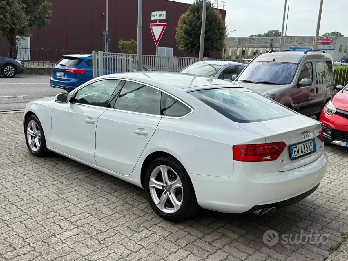 Usata Audi A5 Ambiente 177 CV (130 kW) 2014 Bianco Coupé