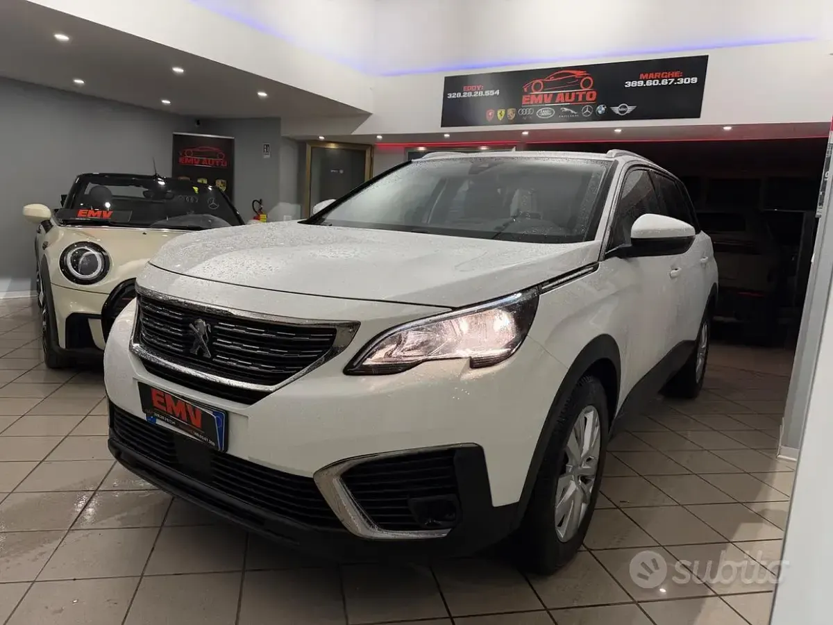 Usata Peugeot 5008 Business-Line 131 CV (96 kW) 2019 Bianco SUV
