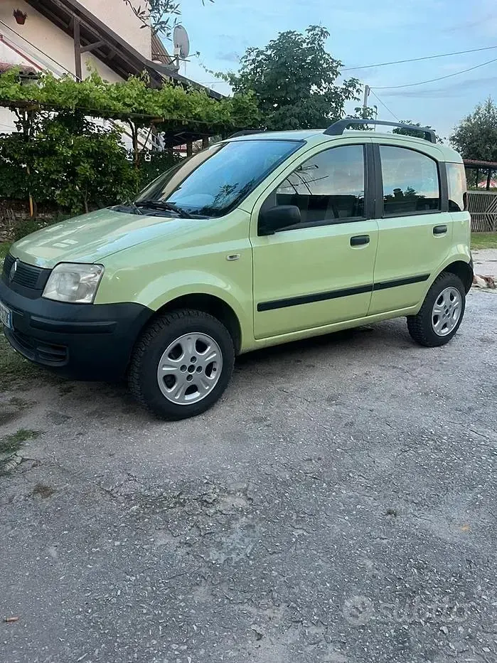 Usata Fiat Panda 4x4 69 CV (50 kW) 2006 Verde Utilitaria